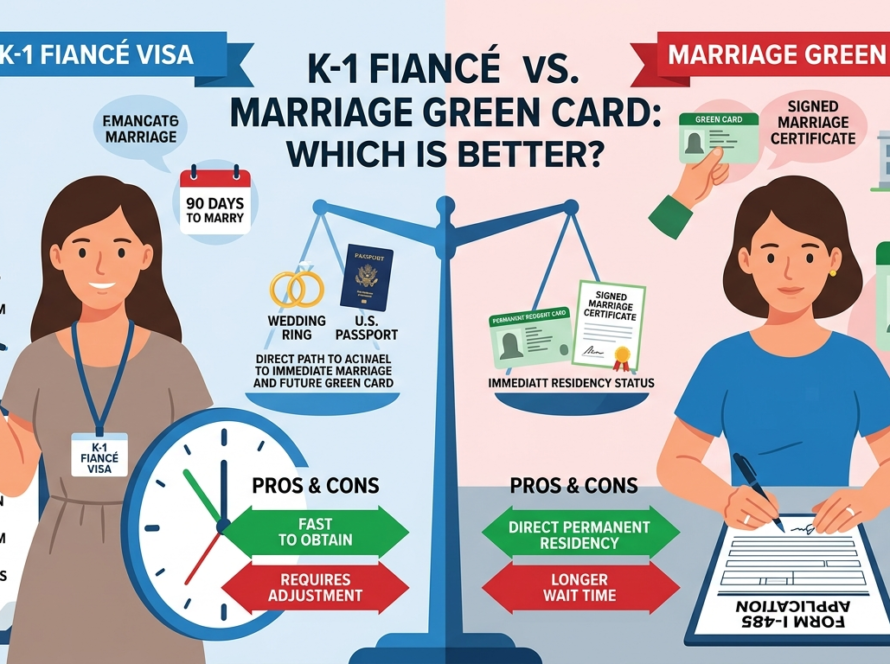 K-1 Fiancé Visa vs. Marriage Green Card: Which is Better?
