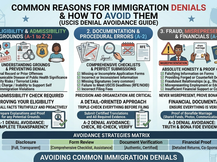 Common Reasons for Immigration Denials & How to Avoid Them