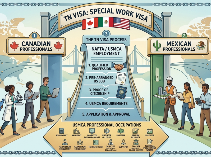 TN Visa: Special Work Visa for Canadians & Mexicans